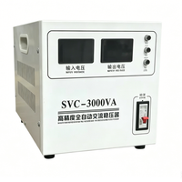Estabilizador de Voltaje Automático de Alta Eficiencia Monofásico de 3KVA 120V 220V Tipo Servomotor con Protección Contra Sobrevoltaje y Bajo Voltaje