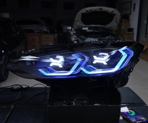 M3 G80 M4 G82 Laser RGB OSS Style Customized Version Dual DRL Upgrade Headlights Projector Headlamps for - Product Image 5