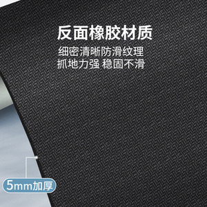 เสื่อโยคะ JoySelect Cross-Border หนา 5 มม. ปลอดกลิ่น ลายพิมพ์หนังกลับ ยางคุณภาพสูง ขนาด 183 ซม. พับได้ ซึมซับเหงื่อ กันลื่น - Product Image 5