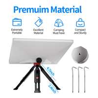 Starlink Mini Antenne Support Trépied pour Inclut Adaptateur pour Tuyau Original Compatible avec Camping Telecom Parts