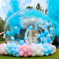 AOYU Enfants 10Ft Diamètre Commercial Gonflable Cristal Clair Igloo Dôme Fête Tente Ballon Boule à Neige pour Usage Extérieur
