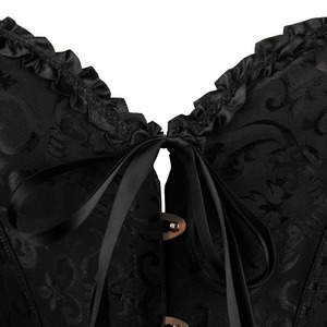 All'ingrosso Sexy <span class=keywords><strong>corsetto</strong></span> Steampunk <span class=keywords><strong>per</strong></span> le donne Overbust Off spalla Costume Bustier Crop donna - Product Image 2