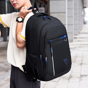 New Cross-Border Men's Backpack Oxford Cloth Large Capacity Burden-Reducing Business Backpack Men's Casual Student School <b>Bag</b> - Product Image 4