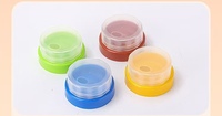 Pot de miel en verre transparent personnalisé en usine avec couvercle 250ml 500ml 1000ml tailles disponibles