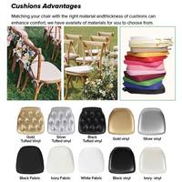 Chaise empilable en résine plastique à dossier croisé pour événements extérieurs, banquets, mariages et bistrots