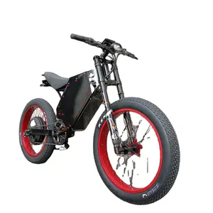 ราคาโรงงานจักรยานไฟฟ้า E จักรยาน15000วัตต์26นิ้ว * 4.0ยางไขมัน E จักรยาน15kw มอเตอร์