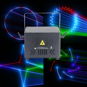 Nhà Máy 3W/5W <span class=keywords><strong>RGB</strong></span> Đầy Đủ Màu Sắc Mini Ánh Sáng Laser Không Dây Ứng Dụng Điều Khiển Hoạt Hình Laser Chiếu Sáng Sân Khấu Cho DJ Disco Đảng Đám Cưới - Product Image 1