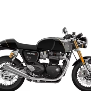LISTO PARA MONTAR 2025 VENTAS PARA-<span class=keywords><strong>Triumph</strong></span> Sportbikes Motocicleta Thruxton RS <span class=keywords><strong>Jet</strong></span> <span class=keywords><strong>Black</strong></span> / Silver Ice Venta - Product Image 1