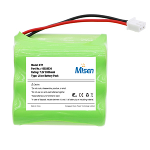 Misen XT1 12000 XT2 12025 Plus 12045 Lupusec Reemplazo 7,2 V 2000mAh Ni-MH Paquete de batería para sistema de alarma Notstrom LUPUS - Product Image 3