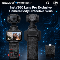 Assortiment d'autocollants de présentation pour Insta360 Luna Pro, motifs variés, pour commande en gros et pack de revente