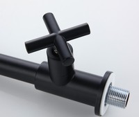 Robinet de lavabo moderne en laiton et noir - Mitigeur monocommande pour salle de bain