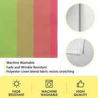 Chemin de table en polyester personnalisé avec motif Aroflux, thème arc-en-ciel gay, parfait pour la table à manger à la maison et la décoration de fête à thème