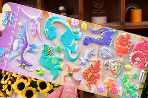 Мультяшные животные 3D Милые пышные наклейки премия детские наклейки - Product Image 5