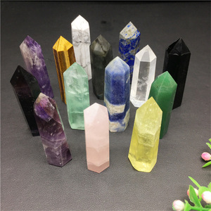 Bestone Bán Sỉ Nhiều Cột Pha Lê Hình Học Thạch Anh Tím Chữa Bệnh Năng Lượng Khác Nhau - Product Image 4