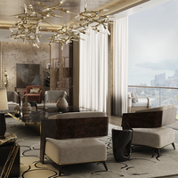 Fauteuil d'appoint de luxe personnalisé, canapé moderne une place pour villa, salon et chambre
