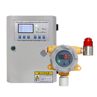 Panneau de commande d'alarme gaz multi-canaux avec écran LCD, contrôleur d'alarme 8 canaux, détecteur de fuite de gaz en stock