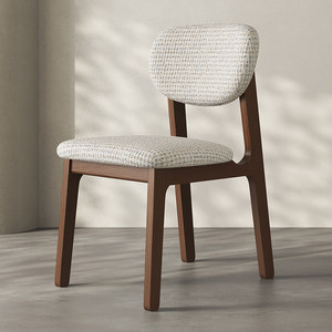 Silla de <span class=keywords><strong>Comedor</strong></span> Comercial de Madera Maciza Usada, Modelo XL, Respaldo Acolchado de Tela Suave, Diseño Simple y Lujoso para Restaurante y Sala de Estar - Product Image 6