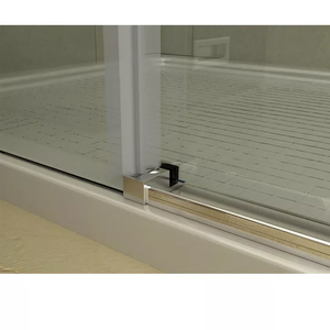 Il sistema di ampia doccia di Design moderno include accessori per porte in vetro a rulli e ruote scorrevoli - Product Image 5