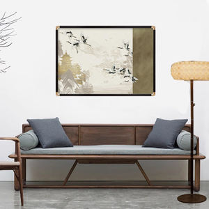 पारंपरिक रेशम चित्रकला कोर सोने की पन्नी शिल्प कौशल, घर और कार्यालय के लिए सजावटी चित्र - Product Image 2