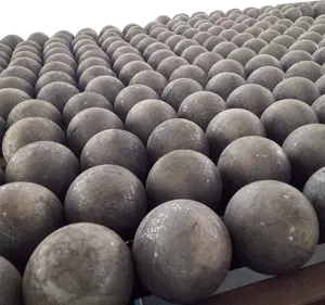Yüksek manganese lı topları 65mm 70mm dövme çelik taşlama medya topu 75mm 80mm dökme demir topları