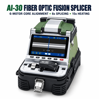 Soudeuse par fusion à alignement de cœur FTTH AI-30 automatique à 6 moteurs avec cisaille électrique pour les équipes de télécommunications