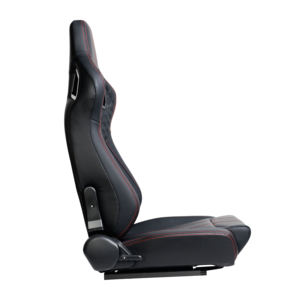 Sièges de voiture noirs GZYLC de haute qualité, sportifs, réglables, type baquet, pour la simulation de course, compatibles <span class=keywords><strong>BMW</strong></span> et Honda, en cuir - Product Image 5