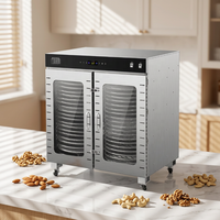 Séchoir industriel commercial 40 plateaux en acier inoxydable fruits légumes viande séchoir déshydrateur alimentaire