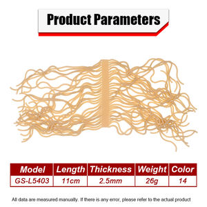 Leurre souple en silicone pour la pêche à la mouche, 14 couleurs, 60 pattes, type ver, pour la pêche au ver Sanjuan et au ver <span class=keywords><strong>de</strong></span> <span class=keywords><strong>terre</strong></span> - Product Image 2