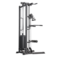 Equipo de Gimnasio en Casa Multifunción: Máquina de Polea Simple con Cable Cruzado y Power Rack
