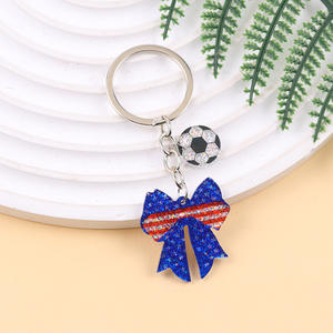 Llavero <span class=keywords><strong>de</strong></span> Plástico Popular con Diseño <span class=keywords><strong>de</strong></span> Bandera Nacional, Llavero Colgante <span class=keywords><strong>de</strong></span> Moda Personalizado <span class=keywords><strong>de</strong></span> Acrílico con Forma <span class=keywords><strong>de</strong></span> Lazo Redondo y Balón <span class=keywords><strong>de</strong></span> Fútbol, ¡Gran Venta! - Product Image 2