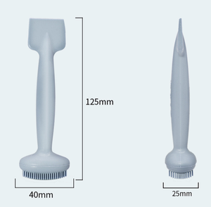 Spatule à masque facial double face en silicone souple, disponible en plusieurs couleurs – Meilleure vente - Product Image 6