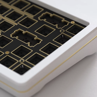 Akko SPR67 Montage à ressort FR4 PCBA RGB Commutable à chaud CNC en aluminium Kits de clavier mécanique personnalisé pour le bricolage