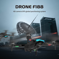 Meilleur drone 2023 F188 Moteur sans balais Pliable Suivez-moi Caméra Full HD Petit drone Mini drone pour enfants Télécommande Prix bas