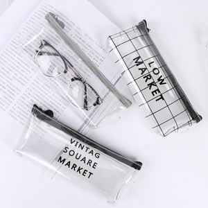 Estuche de Lápices de Plástico PVC Transparente Personalizado al por Mayor, Bolsa de Cosméticos de Gran Capacidad, Bolsa de Lápices Escolar para Niños - Product Image 3