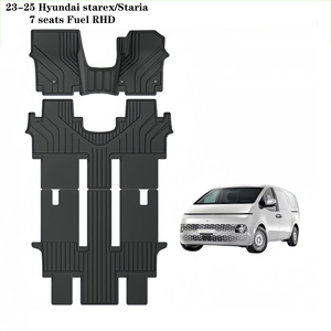 Alfombrilla de TPE 3D para <span class=keywords><strong>coche</strong></span> para Hyundai Starex / Staria 2023-2025 (versión de combustible, RHD) -Revestimientos automáticos impermeables y duraderos para todo tipo de clima - Product Image 1