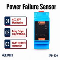 Capteur de tension, moniteur de panne de courant, sortie de commutateur AC/DC 9V 12V 48V 110V 380V, personnalisable