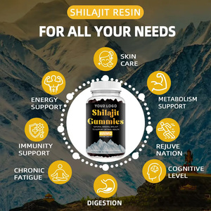 Le gommose Shilajit promuovono l'equilibrio ormonale, migliorano la memoria e il sonno con i potenziatori energetici degli integratori Shilalajit - Product Image 3