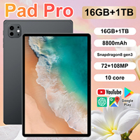 Tablette PC 11 pouces neuve 2025 en gros, iPad Pro M4 avec puces M4, processeur Octa Core, Wi-Fi, 16 Go + 1 To, pour usage professionnel