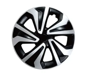 Prezzo all'ingrosso 13 "14" PP/ABS argento e nero carbonio cerchioni centrali per Auto coprimozzo universale per Auto da 15 pollici