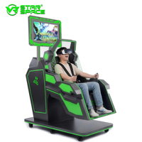 Silla de Realidad Virtual VR Star Space Original, Simulador de Vuelo VR 360 para Montaña Rusa de Realidad Virtual