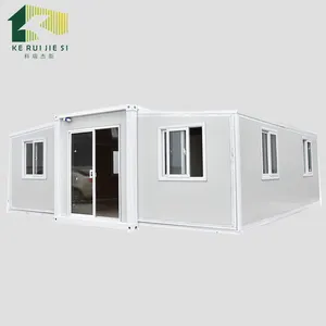Casa Espandibile 3-in-1 con 2 Camere, Un <span class=keywords><strong>Bagno</strong></span>, Cucina, Armadietti, 38 Metri Quadrati, Struttura in Acciaio, Carport - Product Image 1