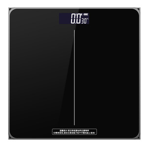 Báscula Inteligente con Pantalla Digital Táctil, Forma Cuadrada, Funciona con Batería, con Medición de Temperatura y Grasa Corporal - Product Image 1