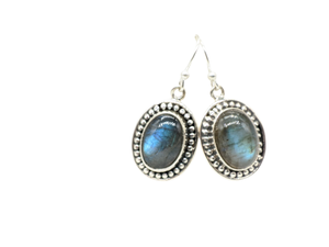 Pendientes de Piedras Preciosas de Labradorita Natural Hechos a Mano de Lujo, Pendientes de Plata de Ley 925, Joyería de Moda para Mujer, Venta al por Mayor - Product Image 6