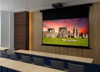 Écran de projection motorisé pour home cinéma UST ALR 92 100 110 120 135 pouces rejetant la lumière ambiante