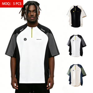 <span class=keywords><strong>เสื้อ</strong></span>ยืดคอกลมแบบซิปครึ่งตัวสำหรับผู้ชาย ผ้าโพลีเอสเตอร์ 100% ระบายอากาศ แห้งเร็ว น้ำหนัก 160GSM ลายปักตามสั่ง ขายส่ง - Product Image 1