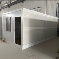 Maison de conteneur mobile pliable écologique et recyclable pour immeubles de bureaux et entrepôts en acier