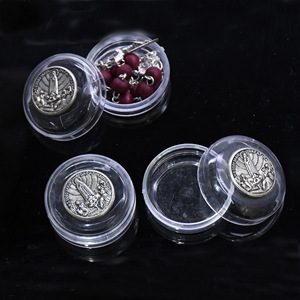 Fatima Metal Plastic <b>Box</b> Mini Rosary <b>Empty</b> Packaging <b>Gift</b> <b>Box</b> With Metal Sheet 2x3.5cm Lightweight Jewelry Case - Product Image 3
