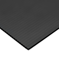 Plaques alvéolaires en polypropylène coloré PP 4x8, panneaux ondulés en plastique Corex Danpla