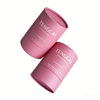 Boîtes cylindriques en carton ondulé personnalisables avec laminage mat et logo - Emballage cosmétique haut de gamme pour parfum, crème pour les yeux et soins de la peau