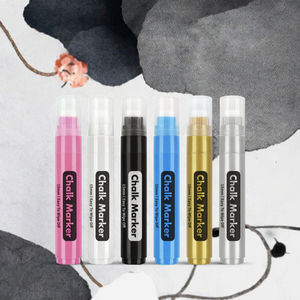 Marqueurs de <span class=keywords><strong>craie</strong></span> <span class=keywords><strong>liquide</strong></span> permanents 12 couleurs, marqueurs de peinture pour fenêtre Jumbo 15 mm pour tableau blanc - Product Image 3